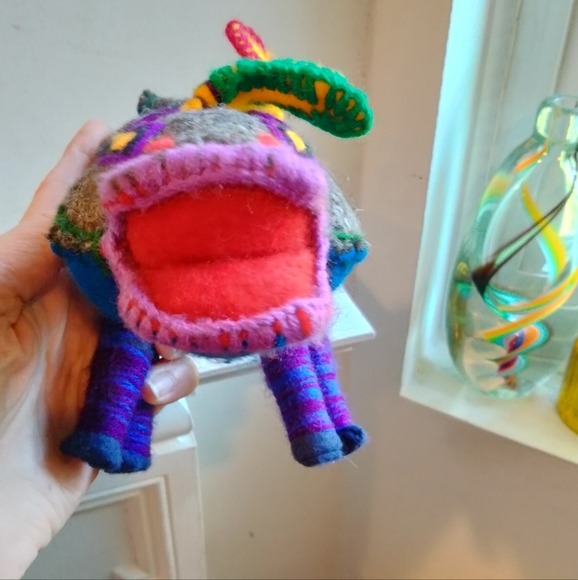 Mexican Chiapas handsewn 🐊 stuffed crocodile vintage - Picture 4 of 6